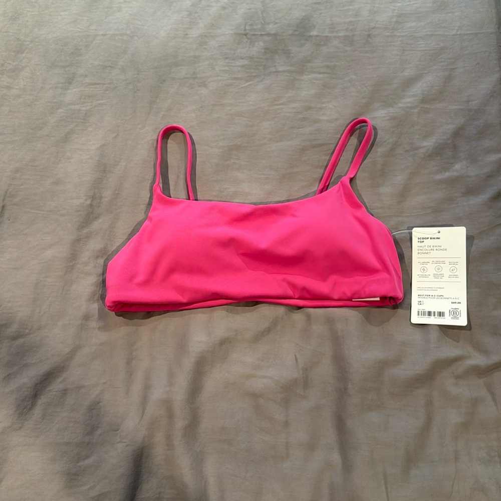 Hot pink Athleta bikini